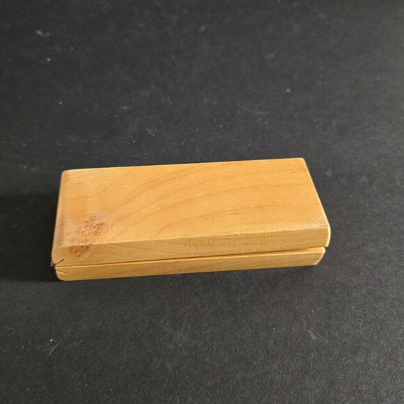 VINTAGE 1941 HORN Solid Wood Hinged Cribbage Board 4 Pegs Instructions Box USA - Picture 14 of 16